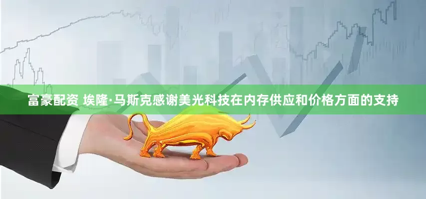 富豪配资 埃隆·马斯克感谢美光科技在内存供应和价格方面的支持